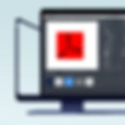 User interface of Adobe Acrobat Reader Pro on Mac showcasing editing features