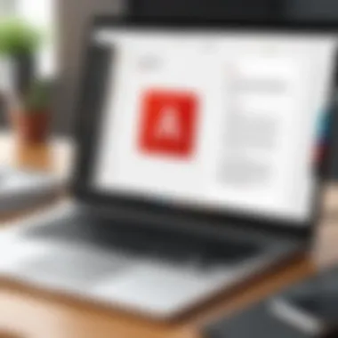 Adobe PDF Editor Interface Overview of Adobe PDF Editor interface