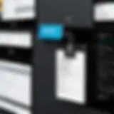 Visual representation of an asset tag system in action