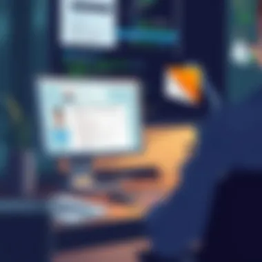 Achieving Minimal Online Presence Conceptual image illustrating minimal online presence
