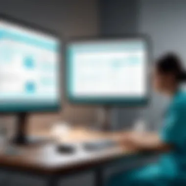 Integrating EMR APIs in Healthcare Illustration of EMR API integration in a healthcare setting