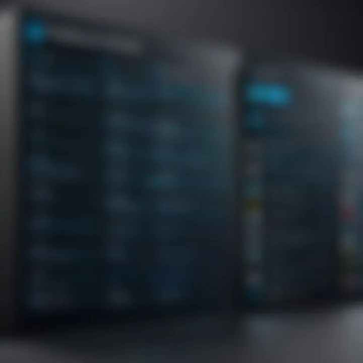 Comparison chart of leading password vault managers on the market