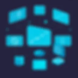 Visual representation of software interface features