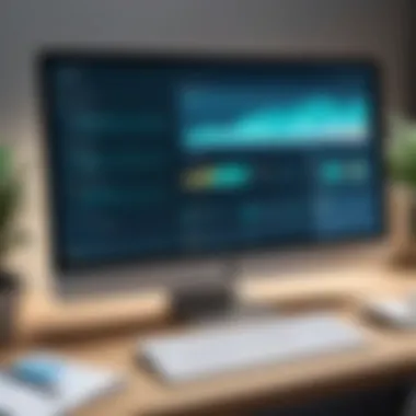 User Interface of Fundraising Solutions User interface of a fundraising software platform showcasing features
