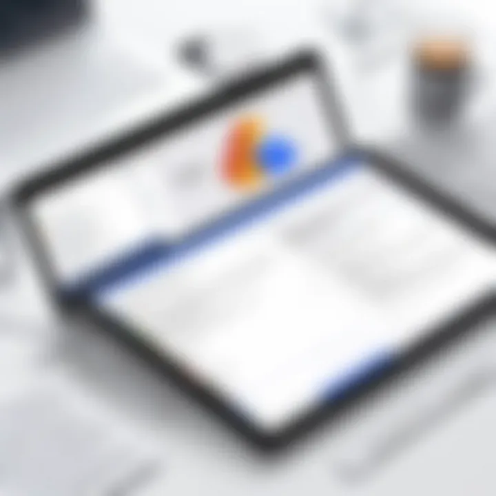 Illustration of collaboration tools in Google Docs with real-time editing