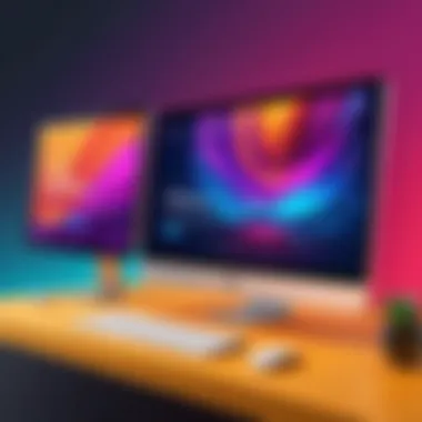 Innovative contest landing page design showcasing vibrant visuals