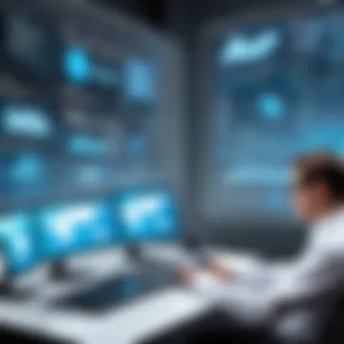 Future of Technology in Knowledge Management A futuristic depiction of technology integration in knowledge management systems