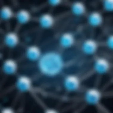 The Network of Knowledge Sharing An intricate network representing knowledge sharing within an organization