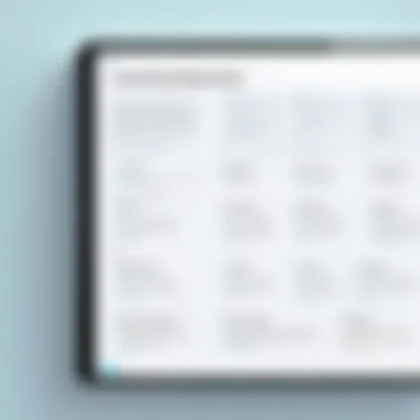 Comparison of Key Features in Counseling Notes Software Comparison chart of counseling notes software features and benefits