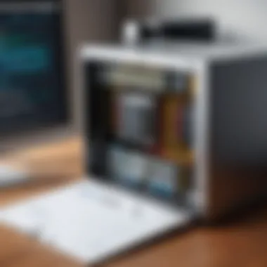 Secure Data Storage in Counseling Notes Software Secure data storage illustration emphasizing compliance and protection