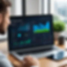 A modern CRM dashboard showcasing mortgage client data and analytics