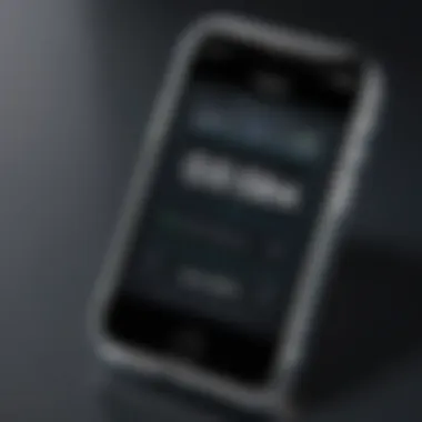 Mobile Clock-In Interface Employee clock-in screen on a mobile device