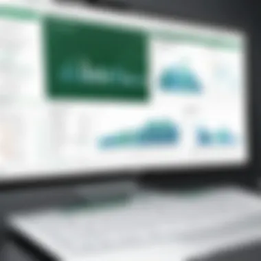 Excel Dashboard Visualization A detailed dashboard showcasing Excel's data visualization capabilities