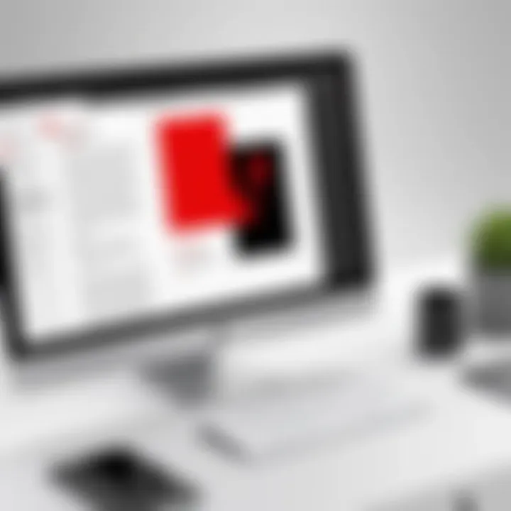 User interface of Adobe Acrobat Reader DC