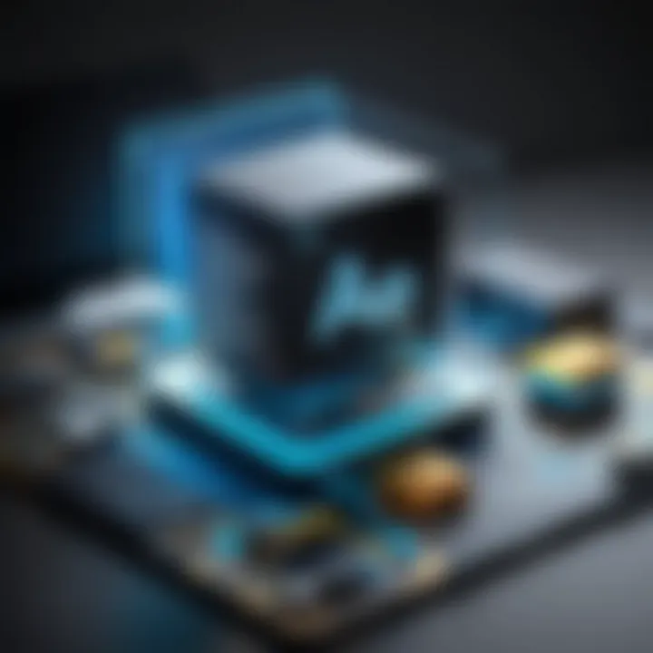 Illustration depicting the integration of Adobe Essentials with other software.