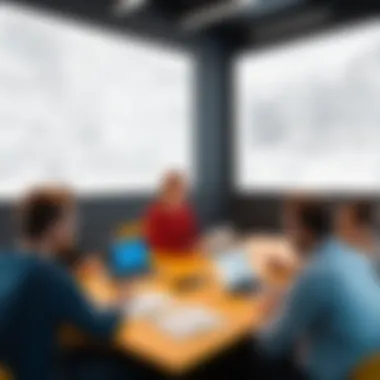 Brainstorming with Mural App Alternatives Brainstorming session using mural app alternatives