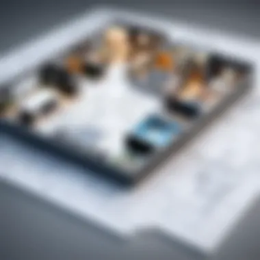 Intuitive Software User Interface User interface of popular floor plan software