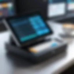 A sleek and modern QSR POS system interface