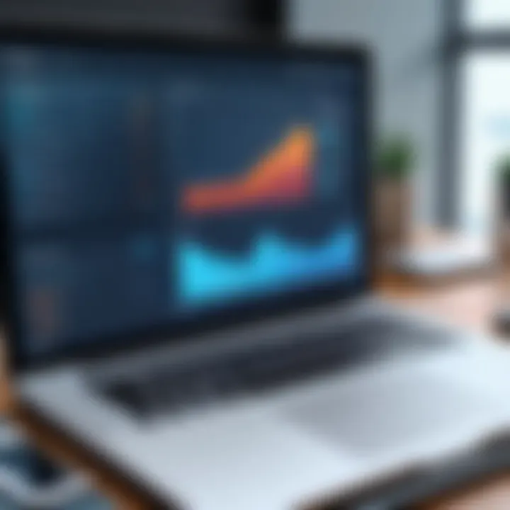 An analytical dashboard showing document tracking