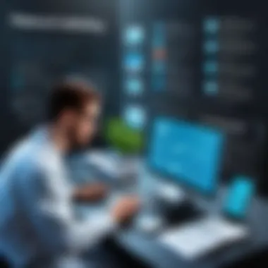 Ongoing Support for Medical Coding Software Users Illustration depicting ongoing support and resources available for users of free medical coding software