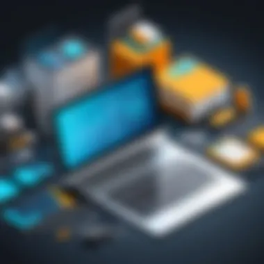 Digital Tools for Inventory Optimization Visual representation of digital inventory management tools
