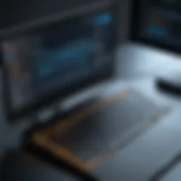 Illustration of keystroke software interface showcasing tracking features