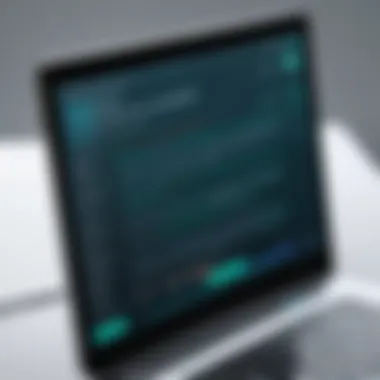 Innovative TTS Interface A modern interface displaying text-to-speech technology in action.