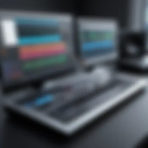 An overview of diverse open source music editing software interfaces.