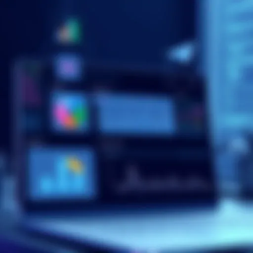 A sleek interface showcasing project management dashboard