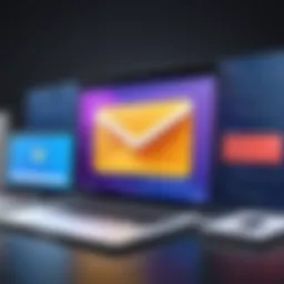 A visual representation of secure email services