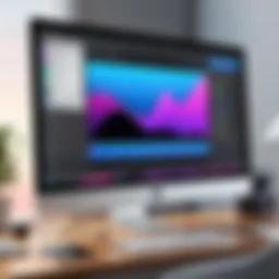 Interface of ScreenFlow showcasing video editing tools