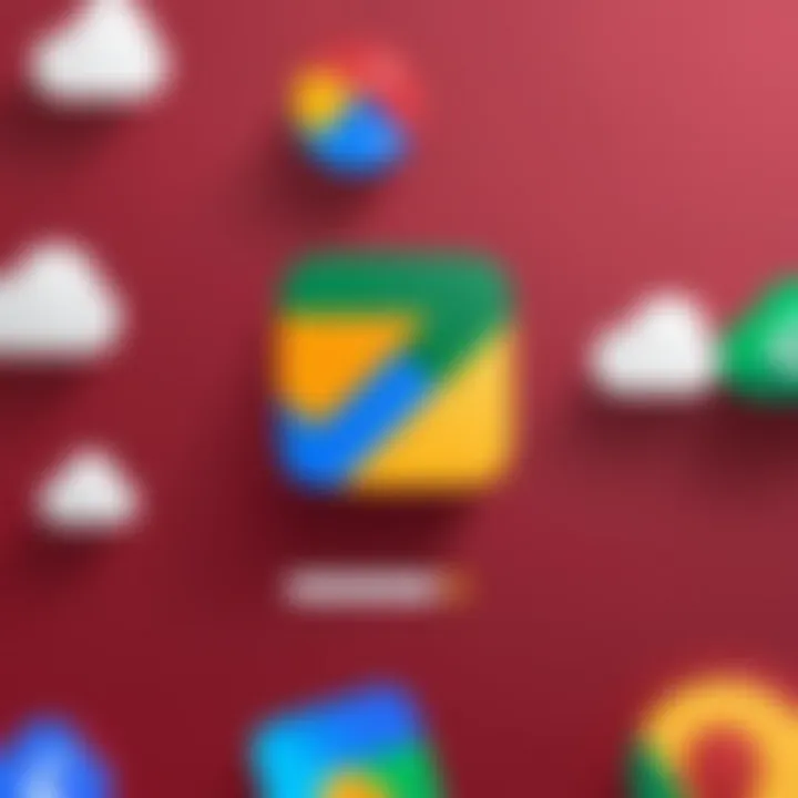 Slack and Google Chat logos merged together