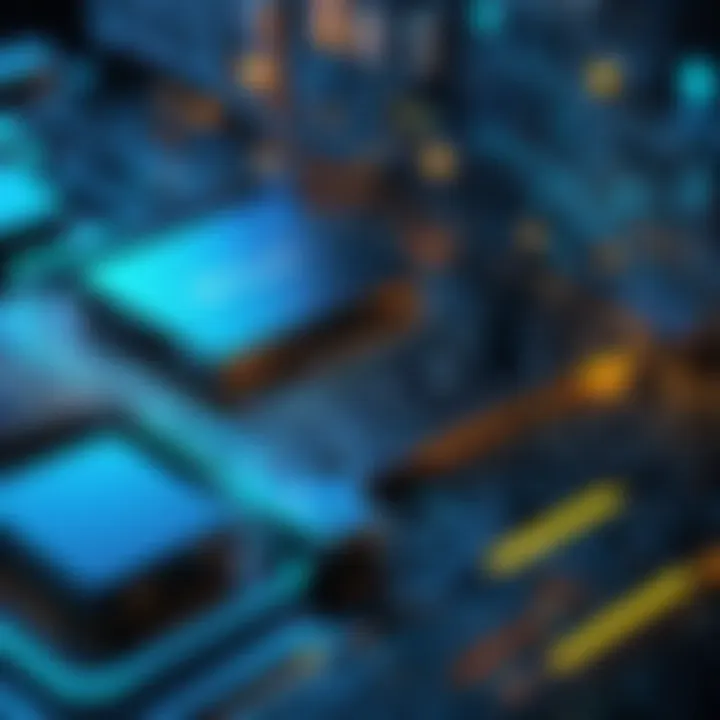 A visual representation of blockchain architecture