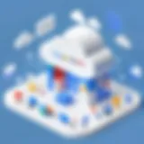 Cloud architecture diagram showcasing Google Cloud Platform services