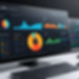 A sleek dashboard showcasing sales metrics and KPIs