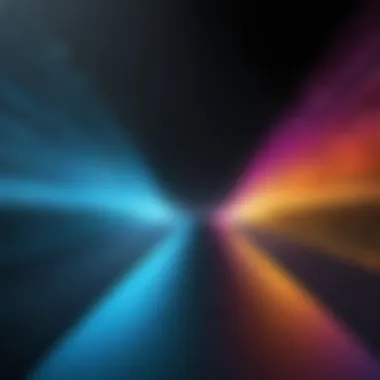 Dynamic Transition Effect A dynamic transition effect showcasing a seamless shift between two scenes