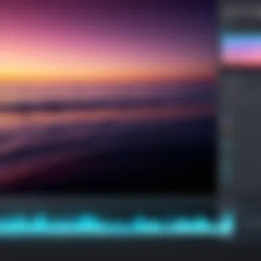 Fade Transition Example An example of a fade transition illustrating a gradual blend between clips