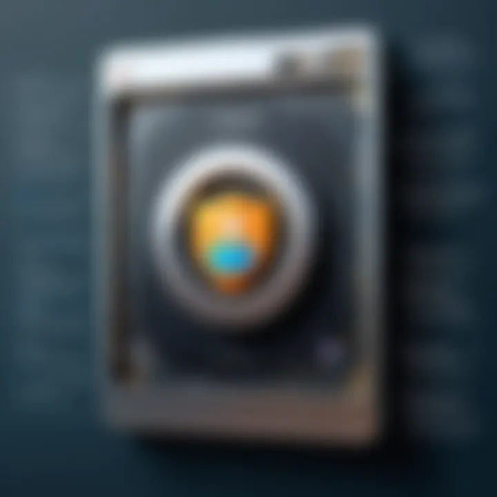 Illustration highlighting security features of the Passportal Chrome Extension