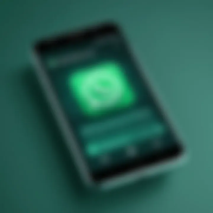 WhatsApp interface showcasing voice call feature