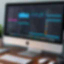 Overview of project management tools on Mac interface