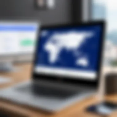 Real-Time Translation in Global Communication Visual depiction of real-time translation in a global communication setting