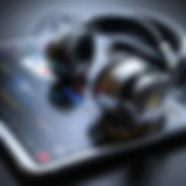 The Technology of Audio Translation Illustration representing the technology behind Google Translate's audio functionality