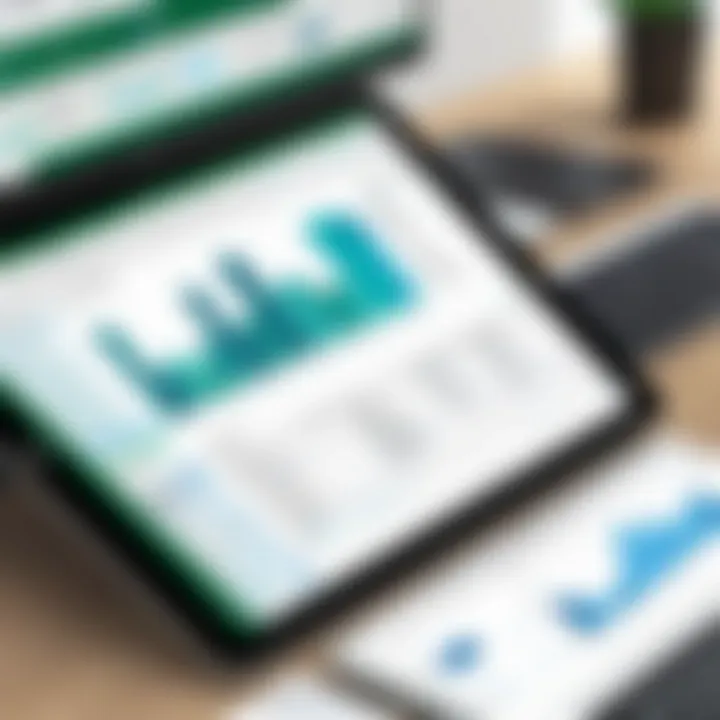 A visual report generated from Excel highlighting asset trends