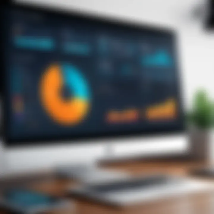 A sleek interface of compliance software displaying various metrics