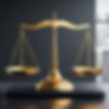 Legal Scales Representing Recording Laws An illustration of legal scales symbolizing recording laws