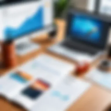 Engaging social media campaign visuals illustrating brand storytelling