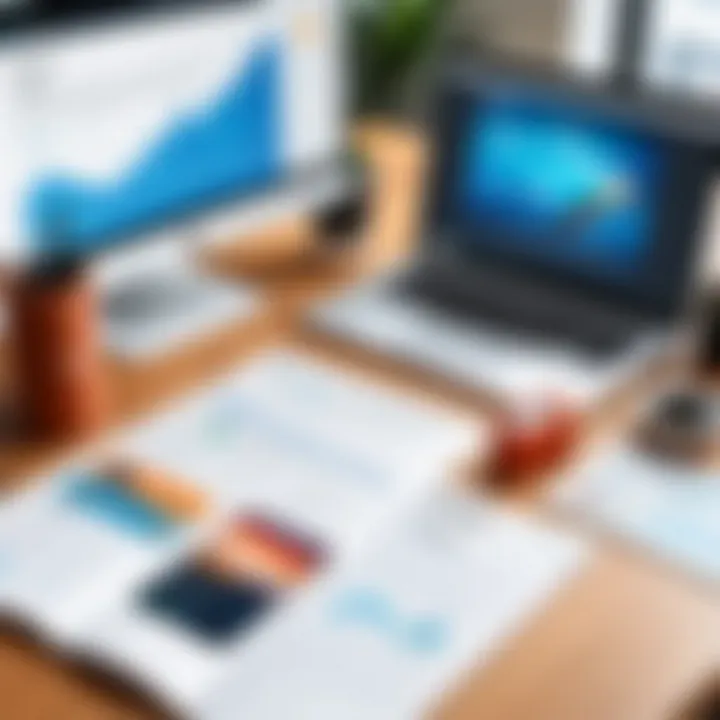 Engaging social media campaign visuals illustrating brand storytelling