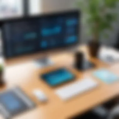 Productivity Enhancements with Full-Screen Mode Diagram illustrating productivity enhancements through full-screen mode