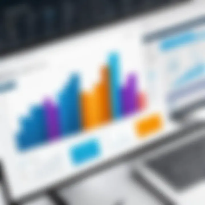 Bar graph illustrating pricing structures of data analysis software