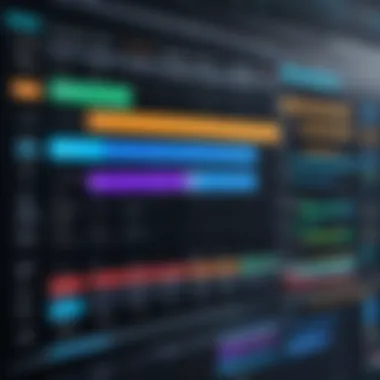 Detailed Overview of Gantt Chart in Project Management A detailed Gantt chart showcasing multiple project timelines and tasks.